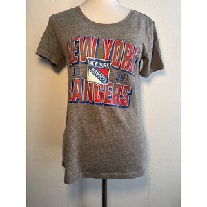 Women's Heather Gray New York Rangers NHL T-Shirt Size Small